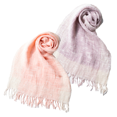 お花かろやか彩りマフラー