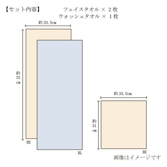  フェイスタオル ウォッシュタオル 今治謹製 紋織タオル 木箱入り フェイスタオル2枚・ウォッシュタオル1