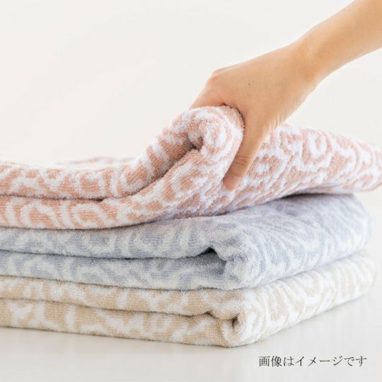 今治謹製　紋織タオル　木箱入り　バスタオル１枚・ウォッシュタオル１枚セット　IM7730 ブルー(今治製)の厚み