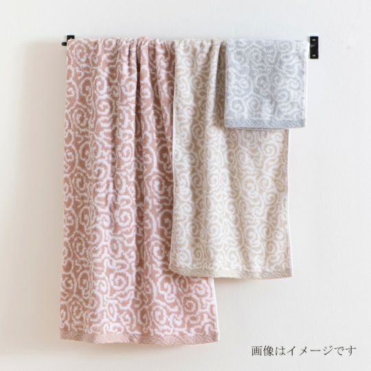 今治謹製　紋織タオル　木箱入り　バスタオル２枚セット　IM7750　ブルー　(今治製)のイメージ