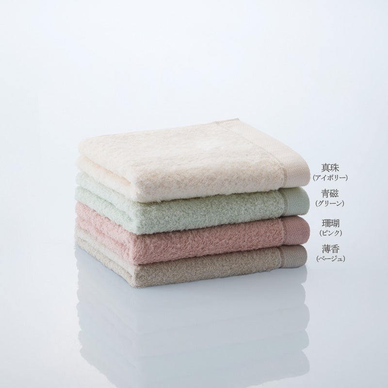 今治謹製 古色ゆかりいろ premium フェイスタオル 1枚　約34×80㎝　TIK152　（今治製）