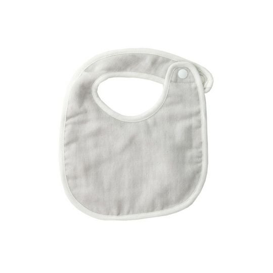 今治謹製 First towel　スタイ1点　約20×23㎝cm　TFS03　(今治製)　グレー