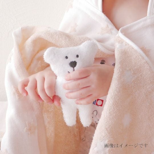 今治謹製 First towel にぎにぎ(鈴入り)1点 約9×13cm TFS04 【今治製