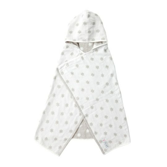 今治謹製 First towel　フード付きバスポンチョ1点　約60×100cm　TFS05　(今治製)　グレー