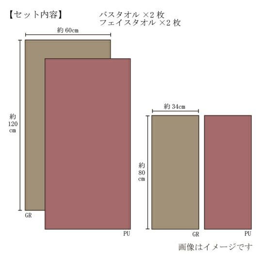 今治謹製 極上タオル premium 木箱入り バスタオル2枚・フェイス