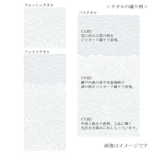 今治謹製 白織タオル 木箱入り バスタオル2枚・フェイスタオル2