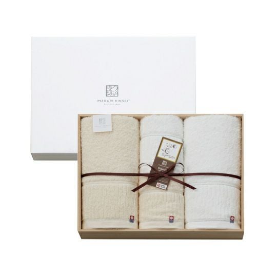 今治謹製 organic towel オーガニックパイル バスタオル2枚・フェイス