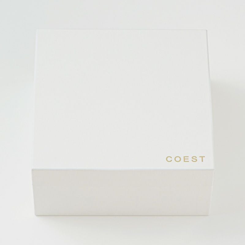 今治謹製 COEST(コースト)　専用BOX入り　バスタオル 1枚　約75×140㎝　COE1255　（今治製）の箱