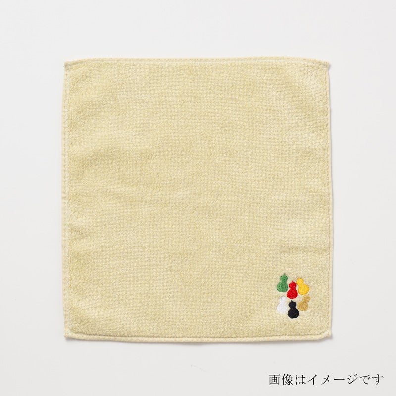 今治謹製 はんかちたおる　ひょうたんの刺繍イメージ