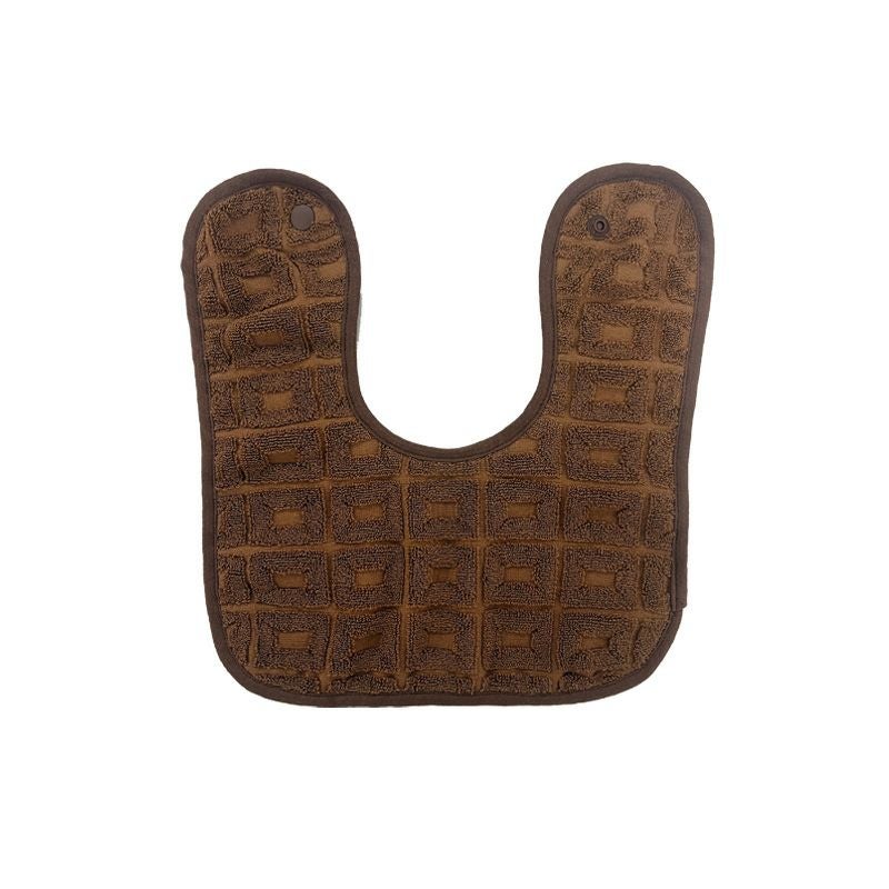 今治謹製 Chocolat Luxe カカオ染め スタイ 1枚 約24.5×27.5㎝ TICL05