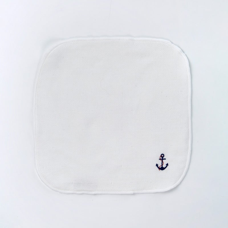 今治謹製 Marine Gauze ハンカチタオル 1枚 約25×25㎝ TMG184 【今治製