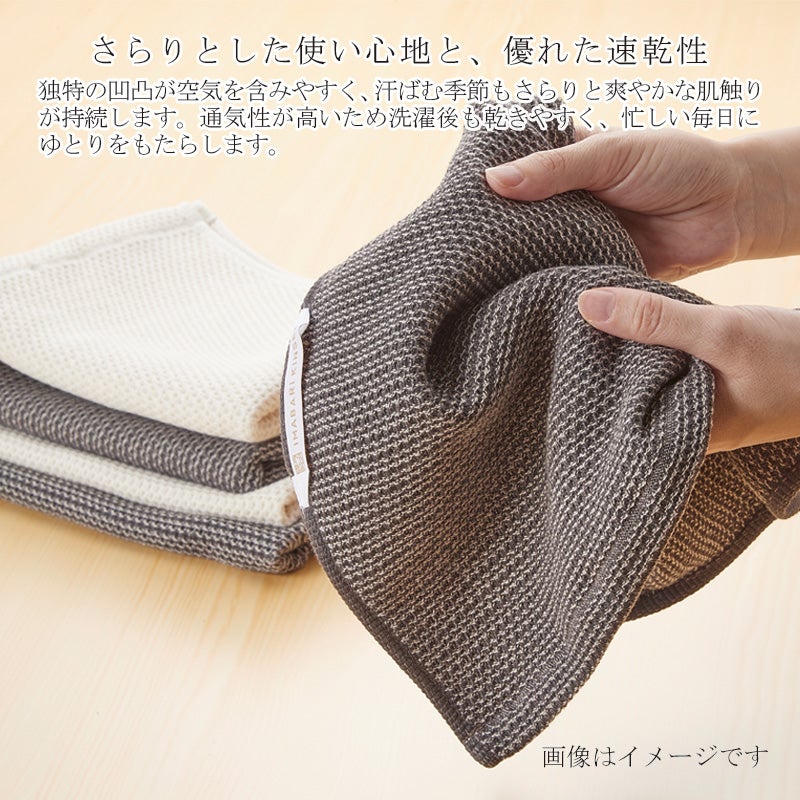 今治謹製 The Waffle ハーフケット1枚 約140×100㎝ TIWK11 【今治製